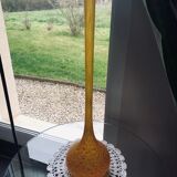 Vase orange et jaune signé Delattre