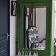 Louis Philippe green bamboo wardrobe