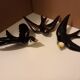 3 wall swallows earthenware Vallauris