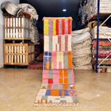 Moroccan Berber carpet hallway Boujaad 304 x 80 cm