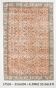 7x10 Soft Pastel Orange Handmade Floral Turkish Vintage Rug