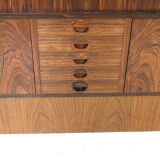 Xxl vintage rosewood sideboard / highboard made in the 60s