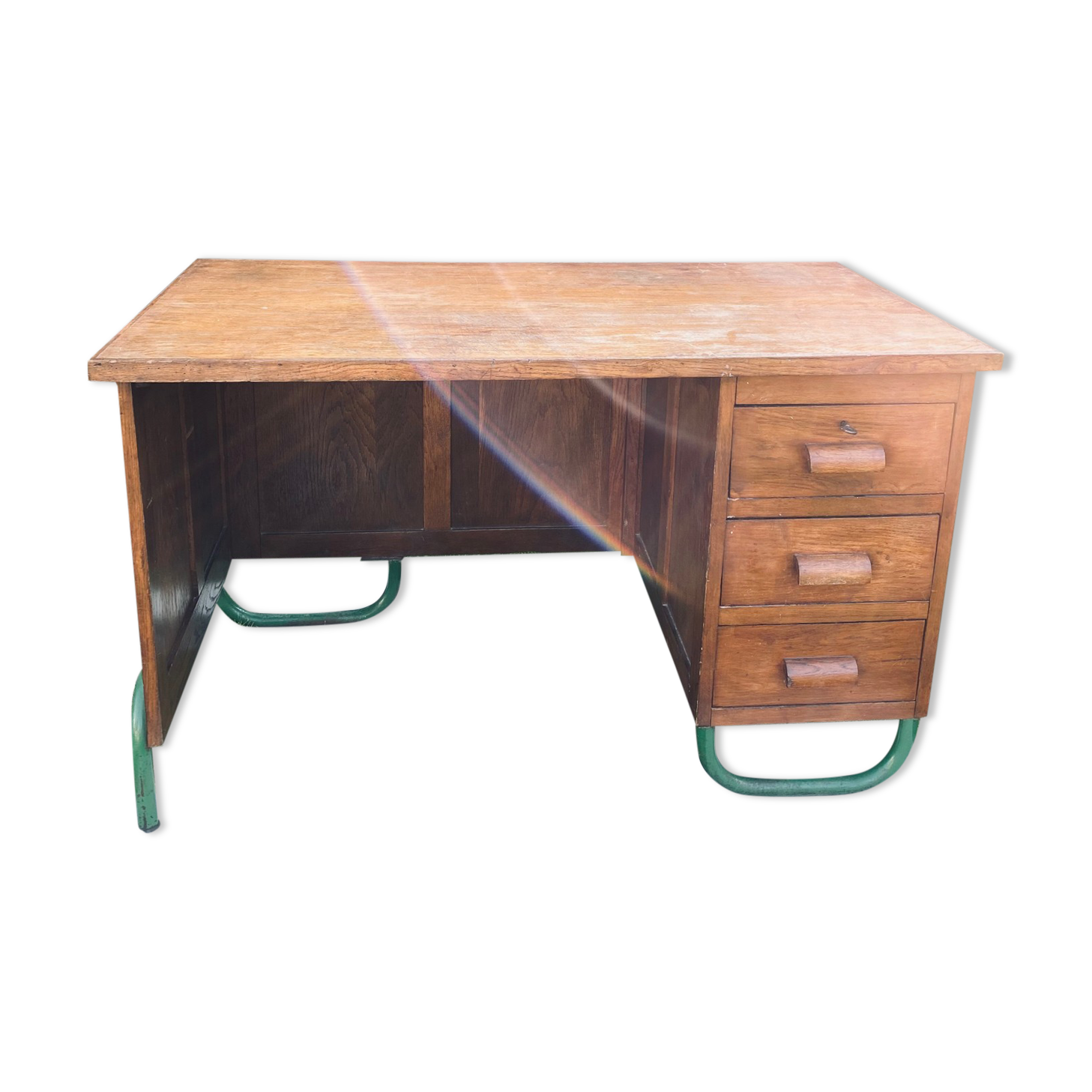 Vintage school teacher's desk