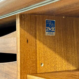 Danish teak tambour door Sideboard by Bernt Petersen 60s