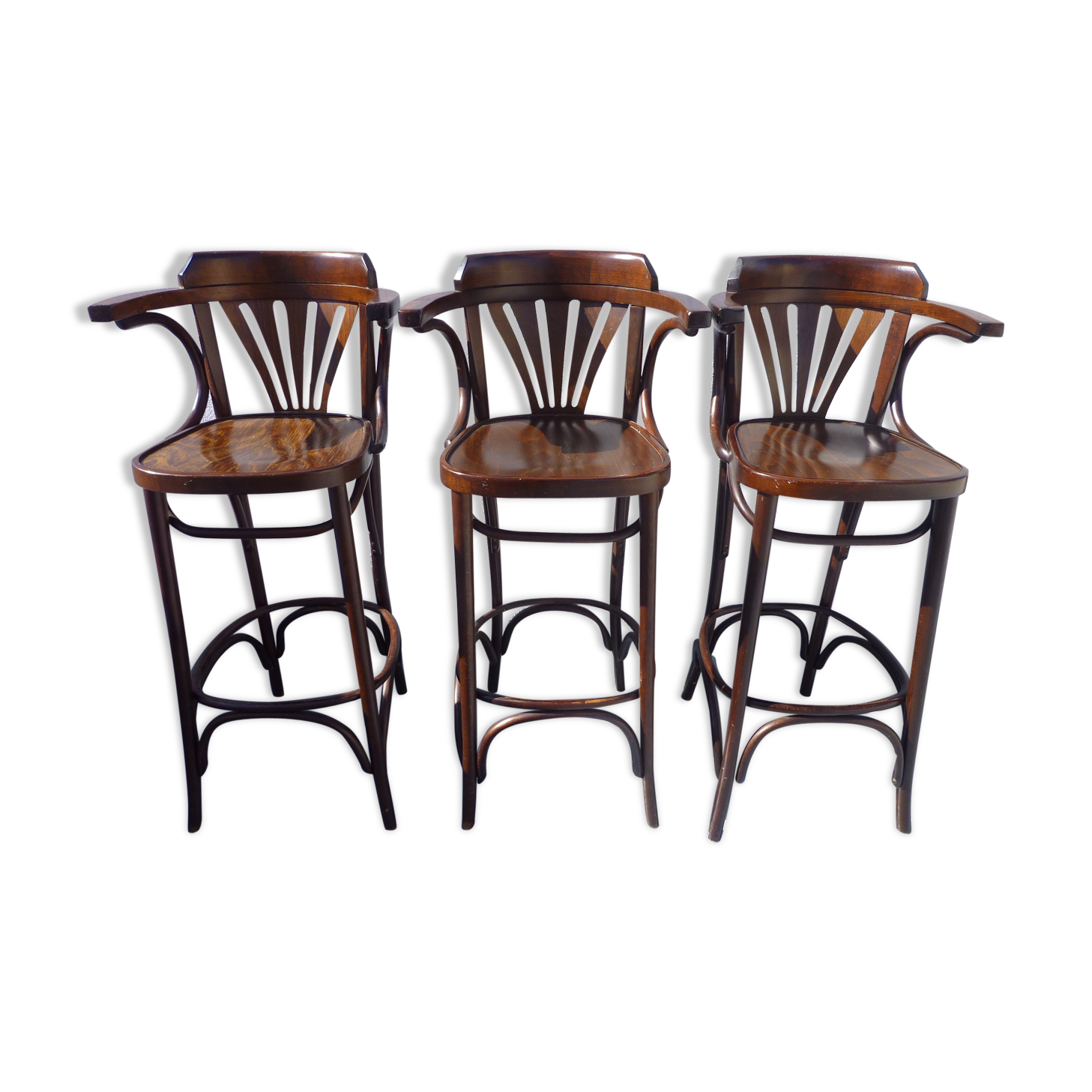 Set of 3 bistro bar stools
