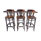 Set of 3 bistro bar stools