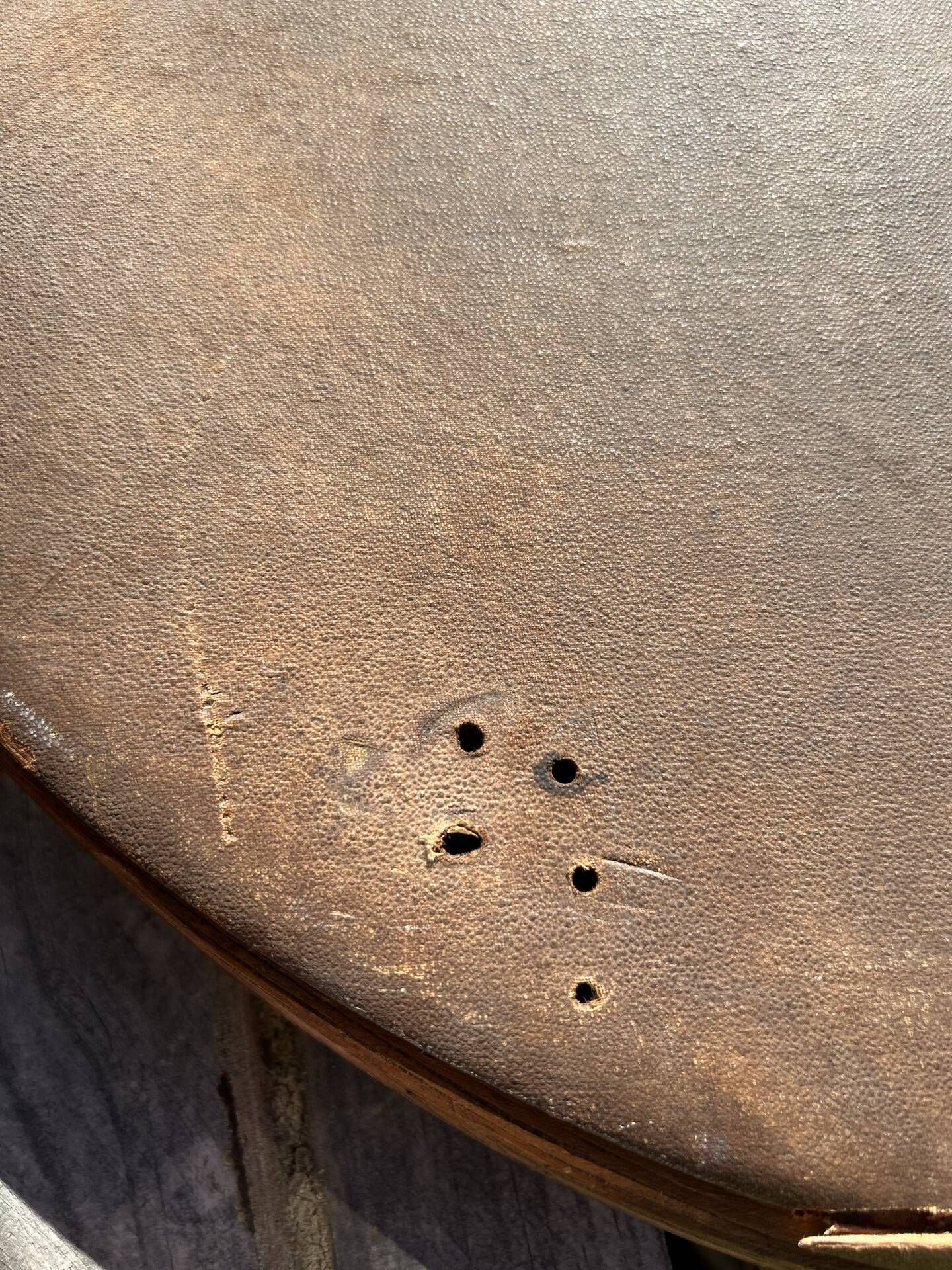 Irish mirror with dots from the early 20th century
