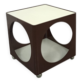 Table d'art Kubus Space Age Bruine