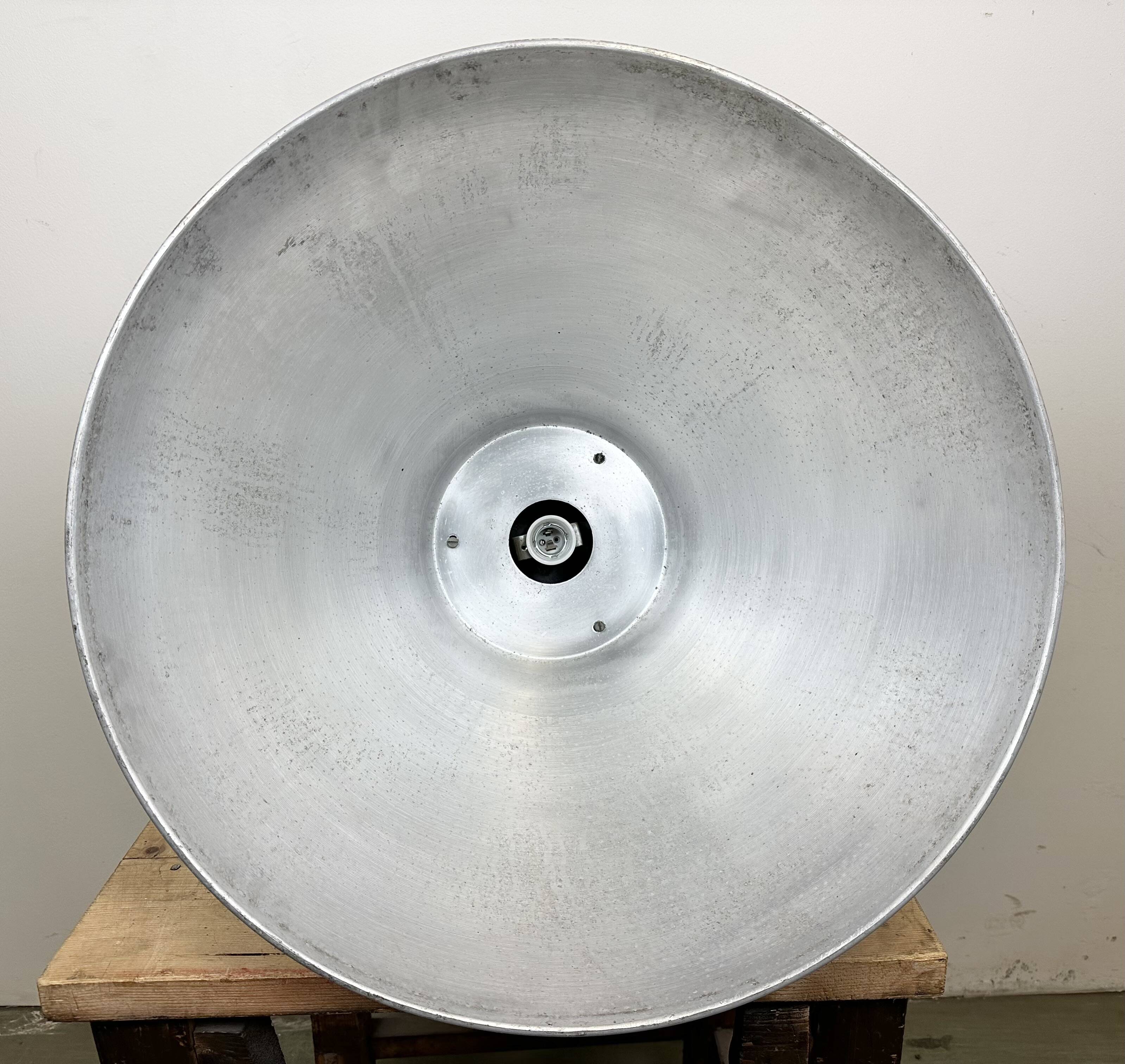 Large Industrial Aluminium Pendant Light from Elektrosvit, 1960s