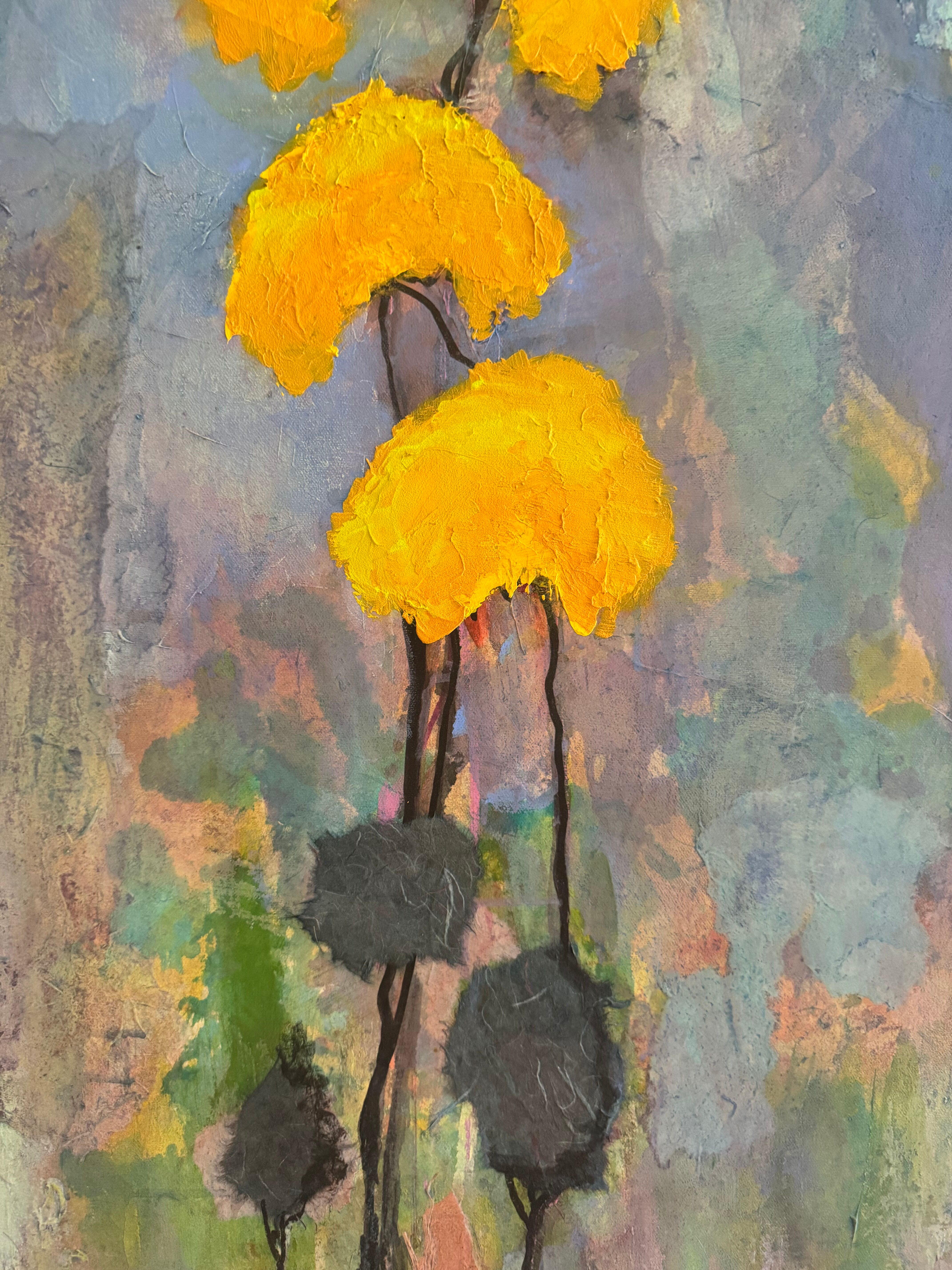 Tableau"les cyprès" de wendy highbee