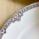 6 fine porcelain dinner plates by F. Legrand, 1920