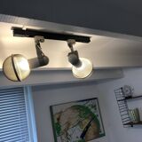 Vintage Track Ceiling Light • Micro Pin Spots • Erco • 1975