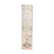 Distressed wool vintage runner rug 312x76cm