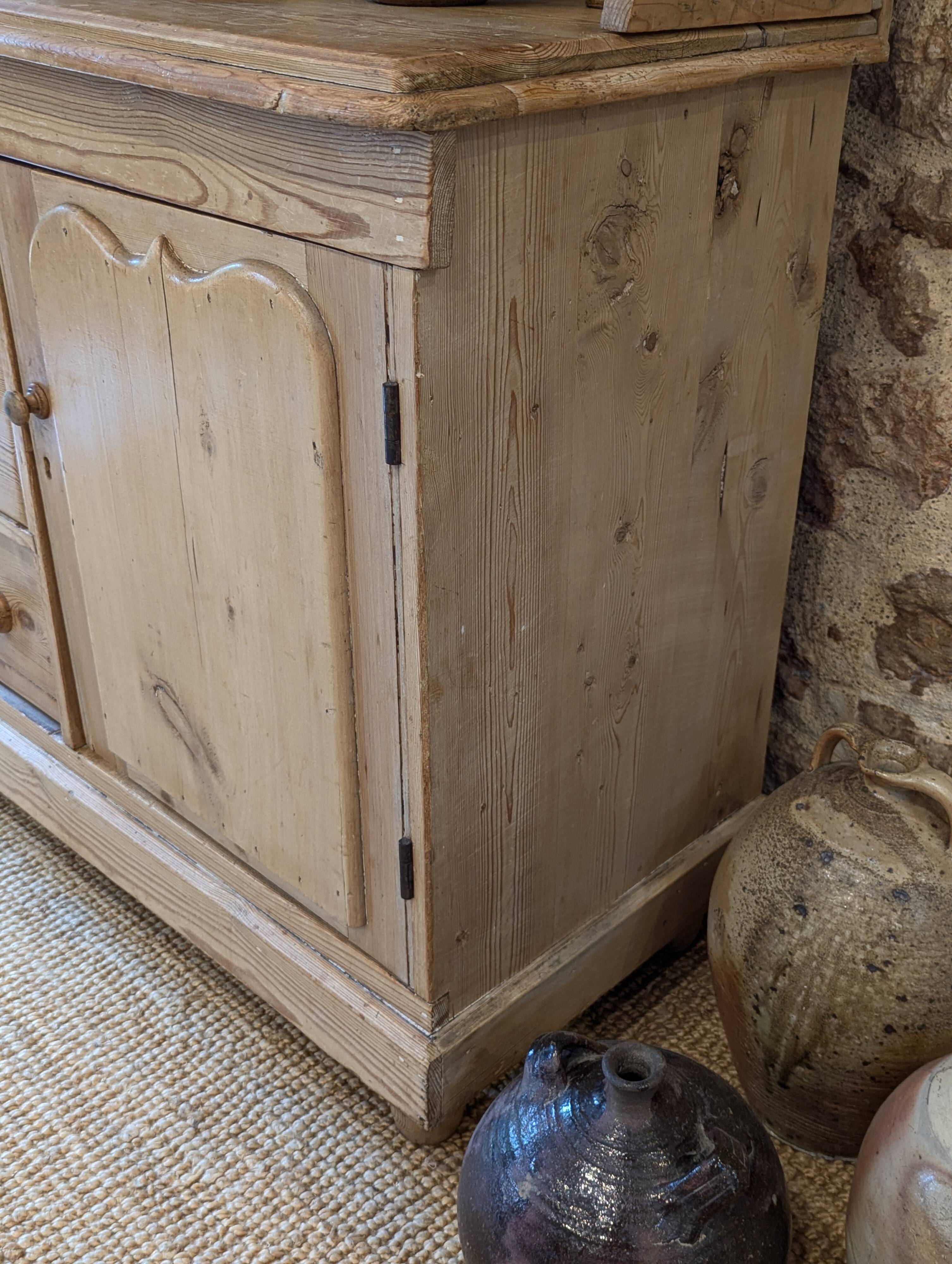 Antique dresser in pitch pine