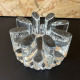 Plate warmer 1 candle thick glass