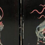 Coromandel lacquered Chinese screen with 6 panels