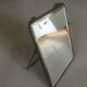 Large barber mirror to hang or lay 24x30cm