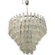 Lustre italien en verre de Murano