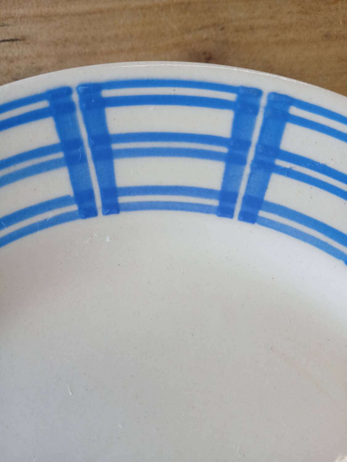 6 old Badonviller dessert plates