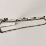 Silver metal modernist table mat