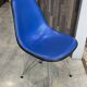 Eames Herman Miller DSR Eiffel blue skai vinyl fibreglass chair