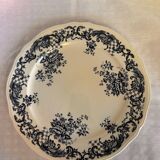 Assiette bleue en porcelaine vintage Villeroy & Boch Valeria