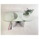 Silvered Crystal Coffee Table Jorn Mod. 3102 by G. Raimondi, Italy