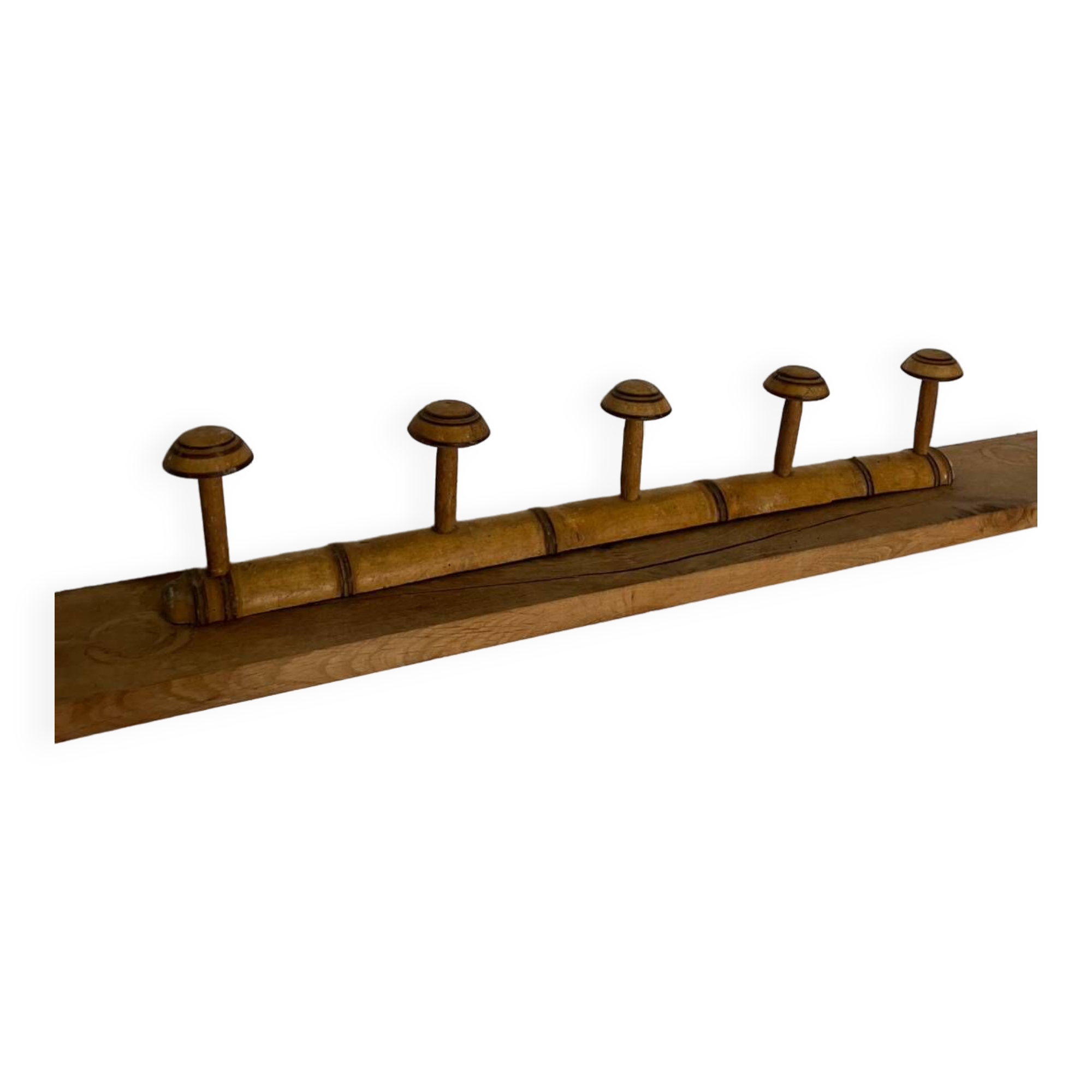 Large wooden coat rack