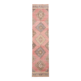 3x11 Vintage Turkish Runner Rug, 91x344Cm