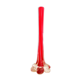 Red Soliflore Murano style, circa 1970