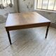 Grande table de ferme XL chêne « carrée » conférence 1950