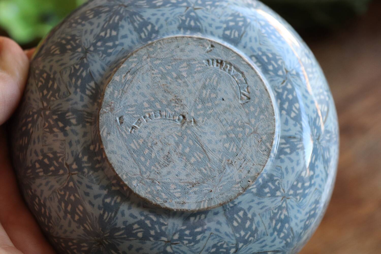 Ceramic bowl signed Gerbino – Vallauris