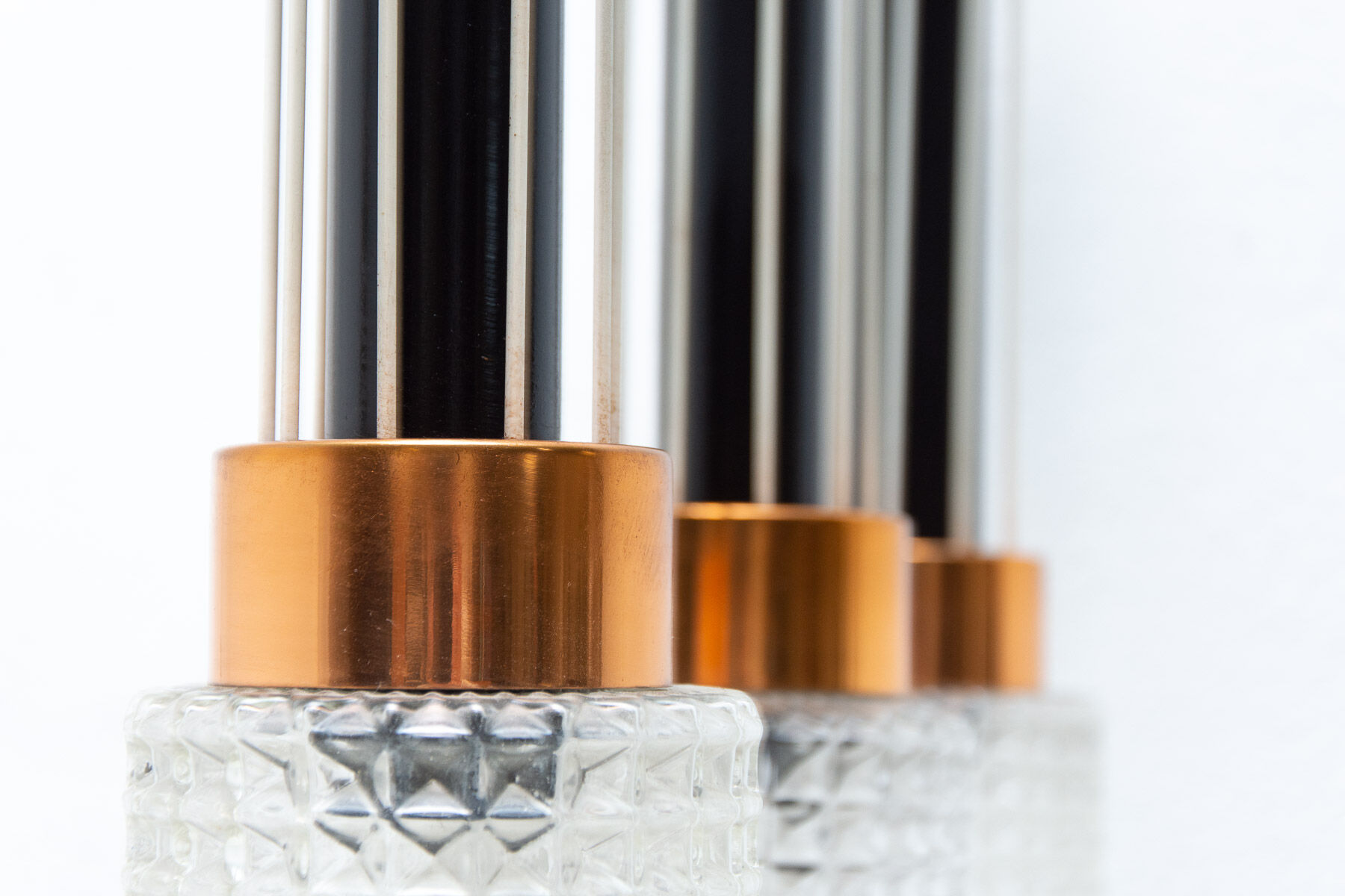 Luminaire tchécoslovaque, brutalisme, années 1970