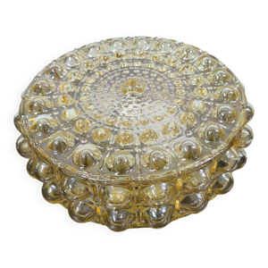 plafonnier rond en verre