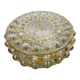 Amber bubble glass round ceiling light Philips 1960