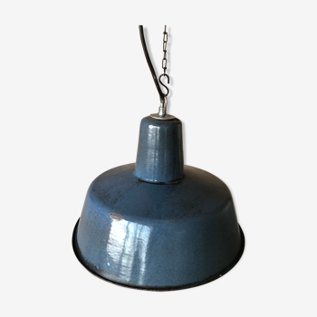 Vintage industrial factory ceiling lamp from Wikasy A23, 1960s