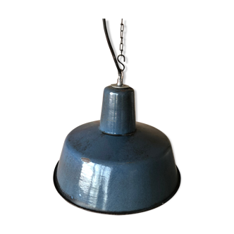 Vintage industrial factory ceiling lamp from Wikasy A23, 1960s