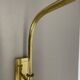 XXL adjustable Brass Wall Light Italy, 1950s