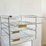 Range mail Grieshaber in steel wire design 60s - 70s