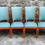 6 art deco chairs 1940
