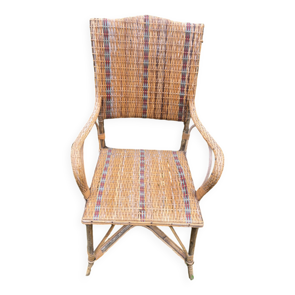 fauteuil en rotin canné — Beyit