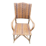 rattan cane armchair