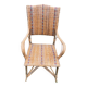 rattan cane armchair