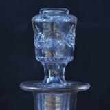 Carafe soufflée à la main et monogrammée F, France XIXe siècle