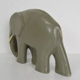 Art deco sculpture wood elephant,circa 1930's