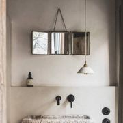 PITCHOUN - White terracotta - Pendant light