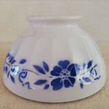 Old faceted iron earth bowl