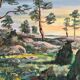 Original Mid 20th Century Painting – Rita Hansen (Oslo, 1924) – Framed