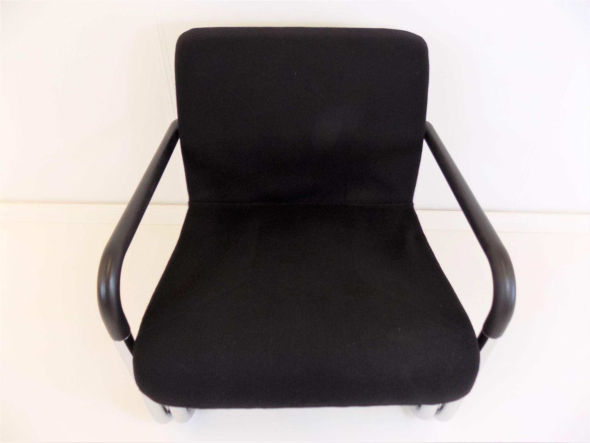 2 Cazzaro Bauhaus tubular steel armchairs