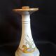 Lamp foot candle holder shape in handmade sandstone
